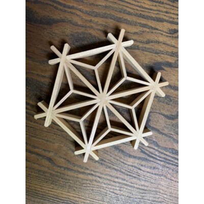 伝統工芸にふれる、組子体験　Eコース(組子コースター)