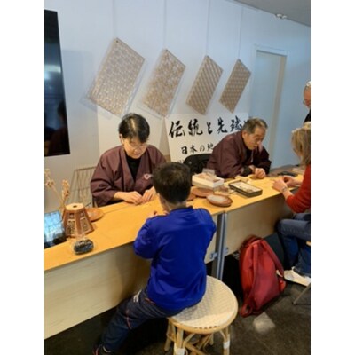 伝統工芸にふれる、組子体験　Eコース(組子コースター)