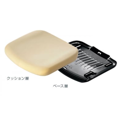 コクヨチェアー　プント/革張り/ハイバック/肘付き/ブラック　ハイグレード椅子/フローリング用