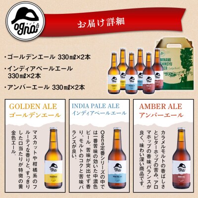 南信州ビール「Ogna」6本セット