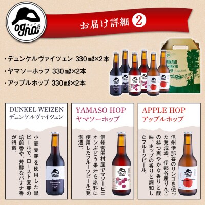 南信州ビール「Ogna」12本セット