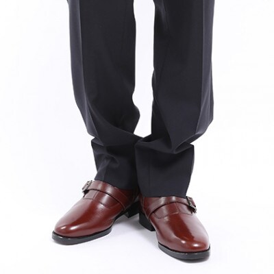 シークレットブーツ 本革チャッカブーツ 紳士靴 5cmアップ ブラウン 24cm No.750