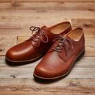 足なりダービー キャメル 28.0cm 牛革 革靴 KOTOKA メンズシューズ KTO-3001