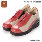 【ピエールリッチ】 25.0cm ローズやぎ革 4Eエアー付きレディースシューズ　21001 婦人靴