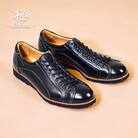 ヤマトイズム 24.5cm ブラック レザーカジュアルシューズ 紳士靴 鹿革 YA3300 倭イズム