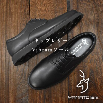 ヤマトイズム 26.0cm ブラック 牛革 3E ビジネスシューズ 紳士靴 YAO150