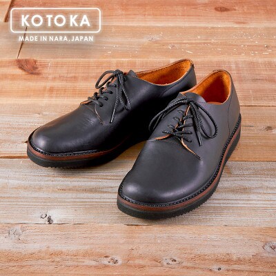 KOTOKA 24.0cm BLACK(ブラック) カジュアルシューズ 紳士靴 牛革 KTO2002