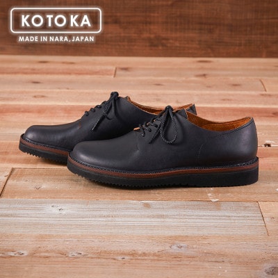KOTOKA 24.5cm BLACK(ブラック) カジュアルシューズ 紳士靴 牛革 KTO2002
