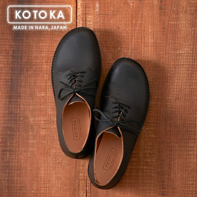 KOTOKA 24.5cm BLACK(ブラック) カジュアルシューズ 紳士靴 牛革 KTO2002
