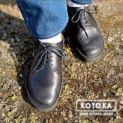 KOTOKA 25.0cm BLACK(ブラック) カジュアルシューズ 紳士靴 牛革 KTO2002