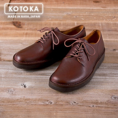 KOTOKA 25.5cm BROWN(ブラウン) カジュアルシューズ 紳士靴 牛革 KTO2002