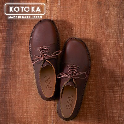KOTOKA 25.5cm BROWN(ブラウン) カジュアルシューズ 紳士靴 牛革 KTO2002