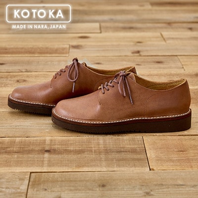 KOTOKA 25.5cm LBR(Lブラウン) カジュアルシューズ 紳士靴 牛革 KTO2006