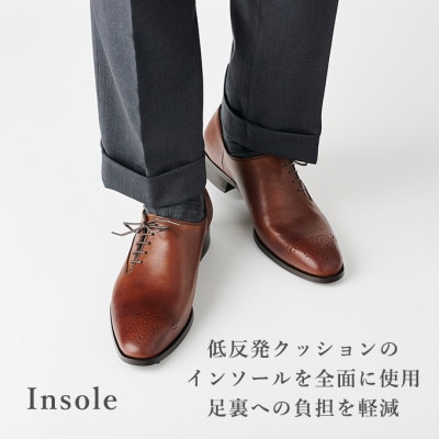 ヤマトイズム 24.5cm ブラウン 牛革 ビジネスシューズ 紳士靴 YAP102