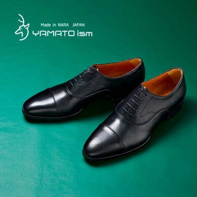 ヤマトイズム 25.0cm ブラック 牛革 ビジネスシューズ 紳士靴 YAP100