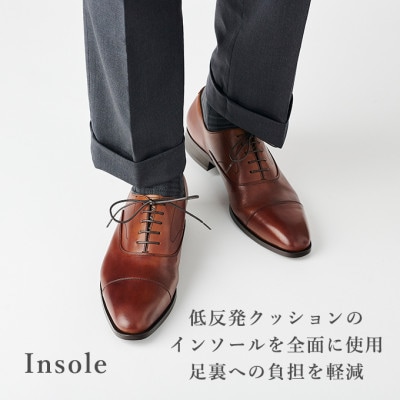 ヤマトイズム 26.0cm ブラウン 牛革 ビジネスシューズ 紳士靴 YAP100