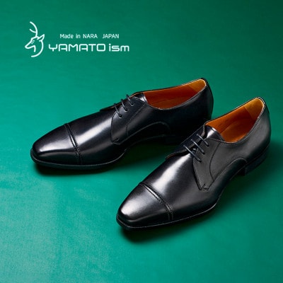ヤマトイズム 25.5cm ブラック 牛革 ビジネスシューズ 紳士靴 YAP101