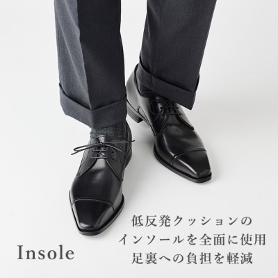 ヤマトイズム 26.0cm ブラック 牛革 ビジネスシューズ 紳士靴 YAP101