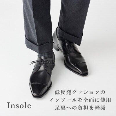 ヤマトイズム 26.5cm ブラック 牛革 ビジネスシューズ 紳士靴 YAP101