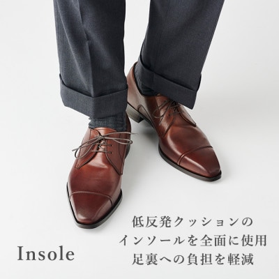 ヤマトイズム 26.5cm ブラウン 牛革 ビジネスシューズ 紳士靴 YAP101