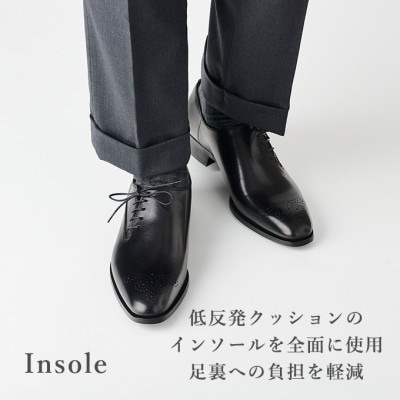 ヤマトイズム 25.5cm ブラック 牛革 ビジネスシューズ 紳士靴 YAP102