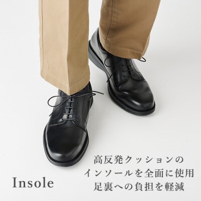 ヤマトイズム 25.0cm ブラック 牛革 ビジネスシューズ 紳士靴 YAP1001