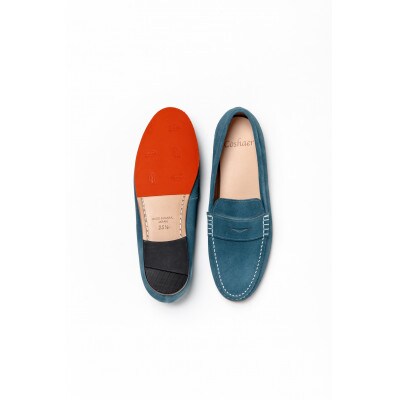 紳士靴　ドライビングシューズ　Coshaer2320 BLU 2E　25.5cm