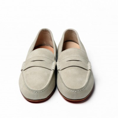 紳士靴　ドライビングシューズ　Coshaer2320 WHITE 2E 26.5cm