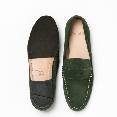 紳士靴　ドライビングシューズ　Coshaer2310　KHAKI D	24.0cm