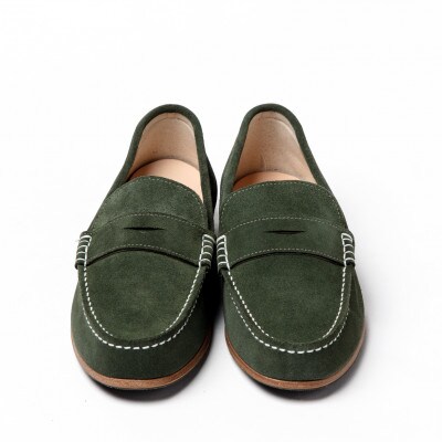 紳士靴　ドライビングシューズ　Coshaer2310 KHAKI D 24.5cm