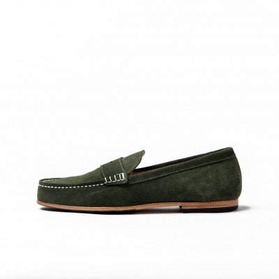 紳士靴　ドライビングシューズ　Coshaer2310　KHAKI D	27.0cm