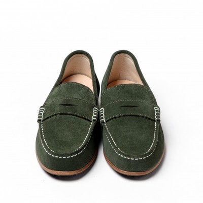 紳士靴　ドライビングシューズ　Coshaer2310　KHAKI D 27.5cm