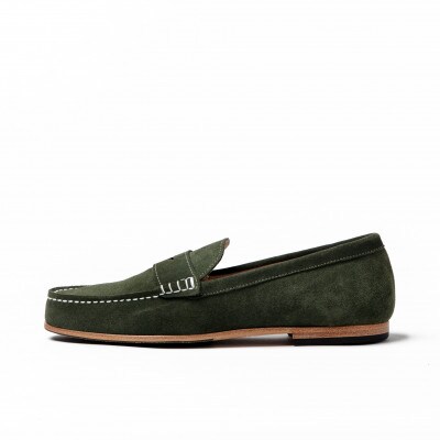 紳士靴　ドライビングシューズ　Coshaer2310　KHAKI D	28.0cm