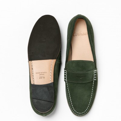 紳士靴　ドライビングシューズ　Coshaer2310　KHAKI D	28.0cm