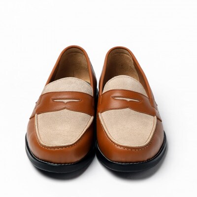 紳士靴　ローファー　Coshaer1310 BROWN&CAMEL　 25.0cm