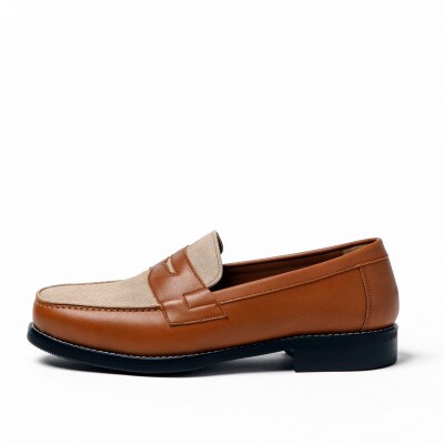 紳士靴　ローファー　Coshaer1310 BROWN&CAMEL　 25.0cm