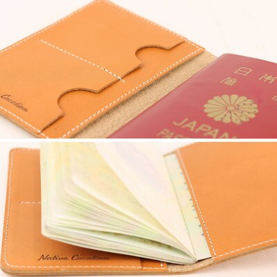 Native Creation パスポートケース NC3705 BROWN　栃木レザー