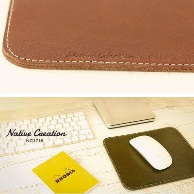 Native Creation マウスパッド NC3710 ORANGE 栃木レザー