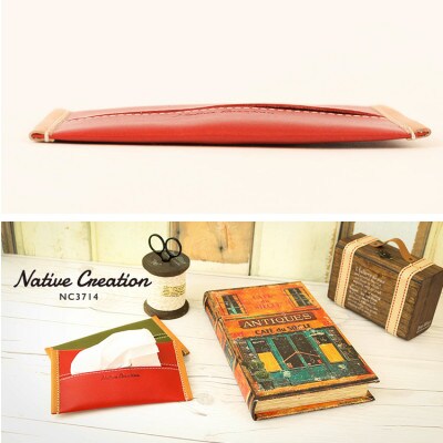 Native Creation ポケットティッシュケース NC3714 BEIGE 栃木レザー