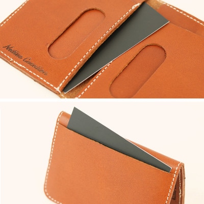 Native Creation パス・カードケース NC3717 DARK BROWN 栃木レザー