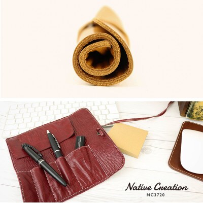 Native Creation ロールペンケース NC3720 OLIVE  姫路レザー