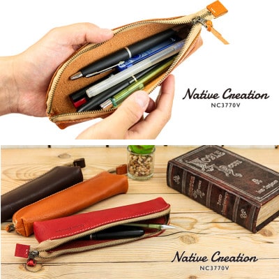 Native Creation 本革ペンケース BLACK NC3770V