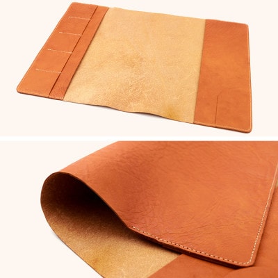 Native Creation A4 ノートカバー NC3754 BEIGE 栃木レザー