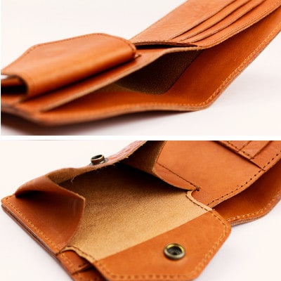 Native Creation 二つ折り財布 BROWN 栃木レザー NC3731M