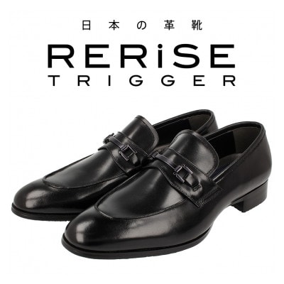 RERiSE TRIGGER 26.5cm 本革ビジネスシューズ RE3002-BLK265