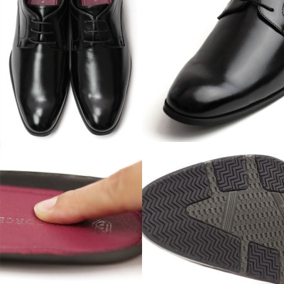 BENE FORCE 26.0cm 日本製ビジネスシューズ BF8911-BLK260