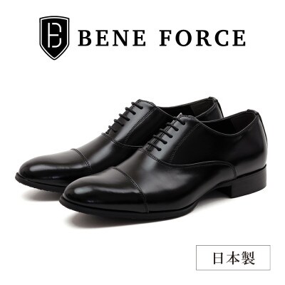 BENE FORCE 28.0cm 日本製ビジネスシューズ BF8912-BLK280