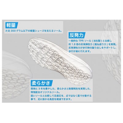 FEATHER STEP 27.0cm 日本製 スニーカー ブラック FS01-BLk270