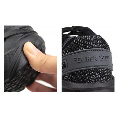 FEATHER STEP 25.5cm 日本製 スニーカー グレー FS01-GRY255