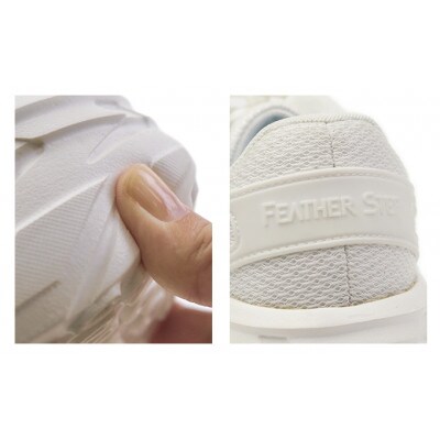 FEATHER STEP 28.0cm 日本製 スニーカー ホワイト FS01-WHT280